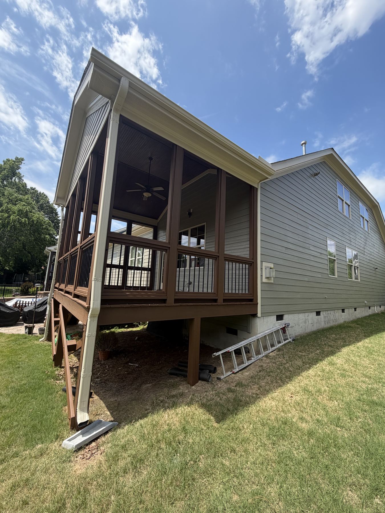 Deck repair and staining handyman services in Wendell NC